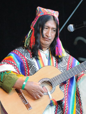 gitarist feest peruaanse muziek